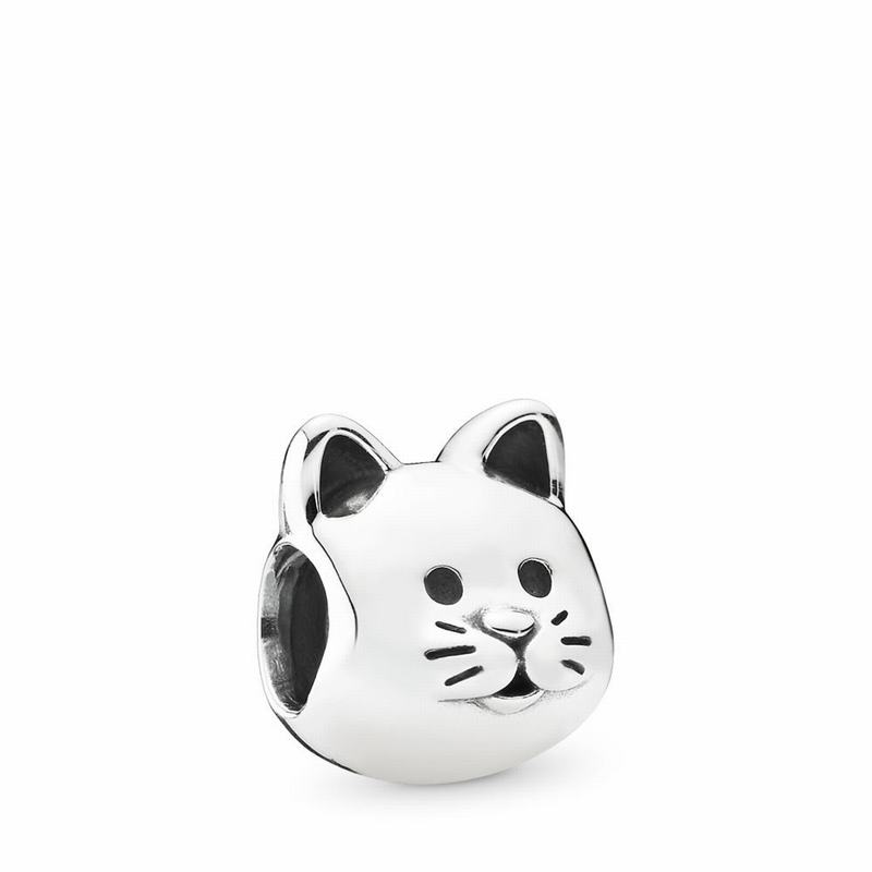 Pandora Australia Curious Cat Charm - Sterling Silver | ZLGEJP571